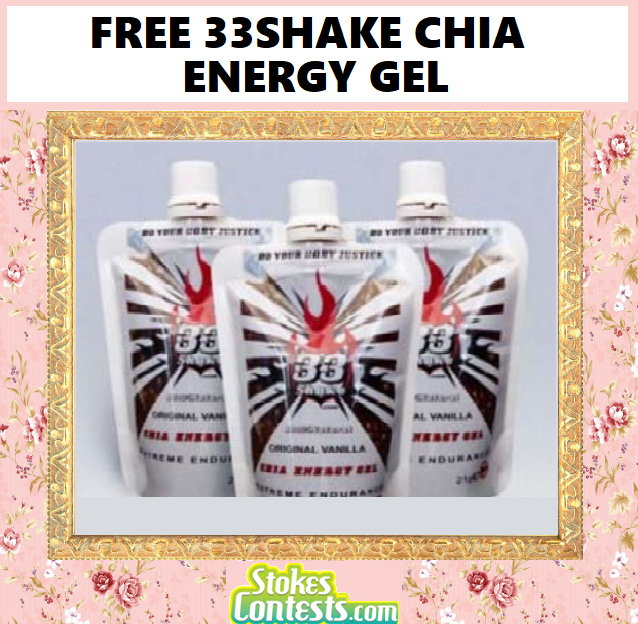 Image FREE 33Shake Chia Energy Gel