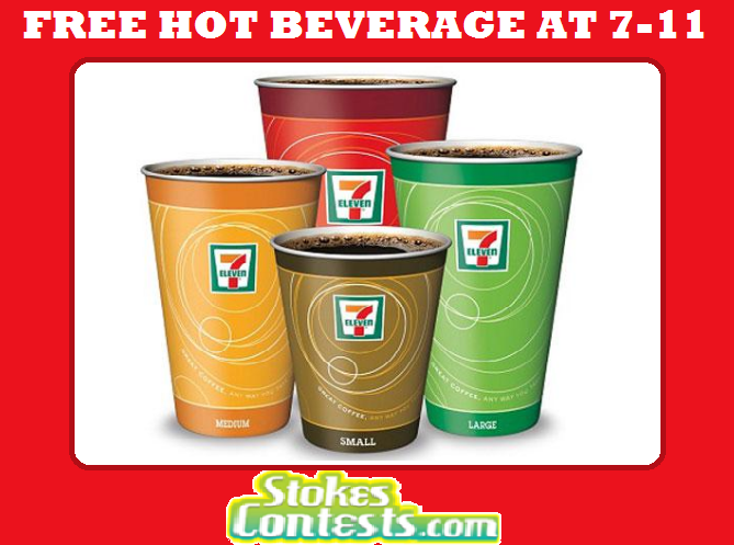 Image FREE Coffee or Hot Beverage! at 7-11