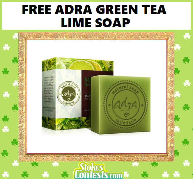 Image FREE Adra Green Tea Lime Soap
