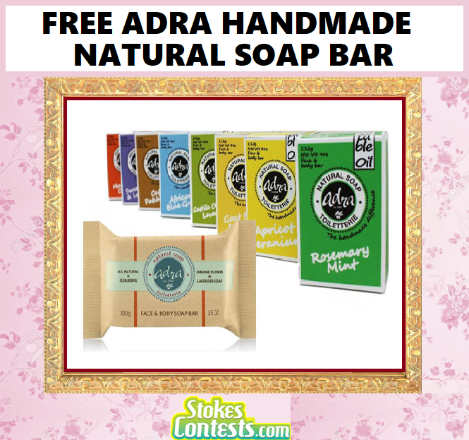 Image FREE Adra Handmade Natural Soap Bar