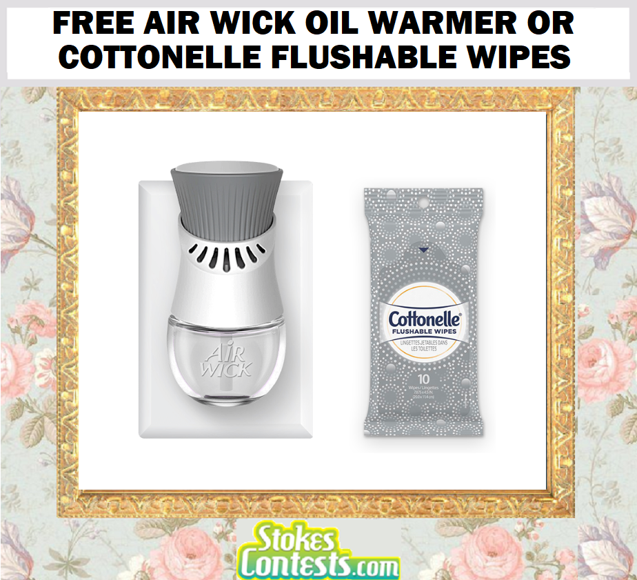 Image FREE Air Wick Oil Warmer Or Cottonelle Flushable Wipes