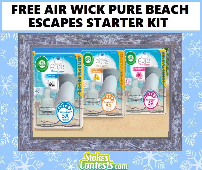 Image FREE Air Wick Pure Beach Escapes Starter Kit