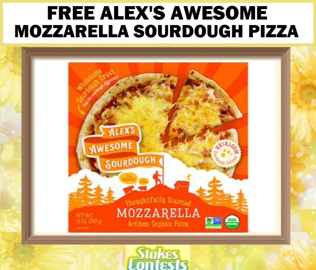Image FREE Alex’s Awesome Mozzarella Sourdough Pizza