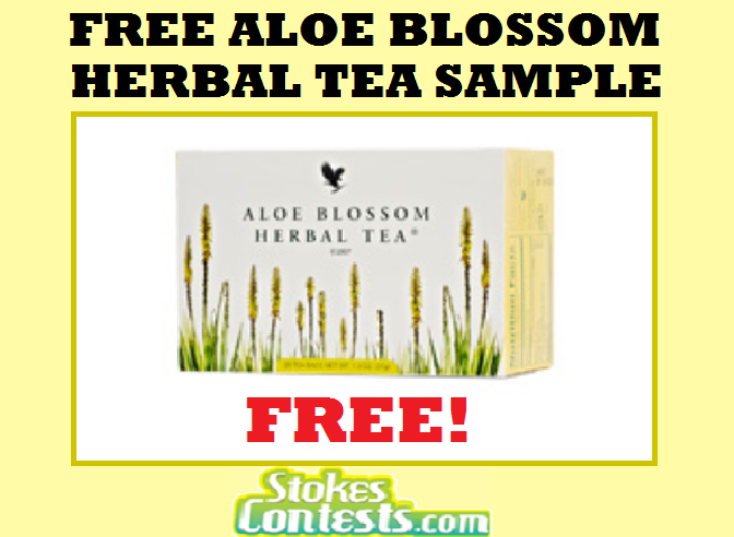 Image FREE Aloe Blossom Herbal Tea Sample