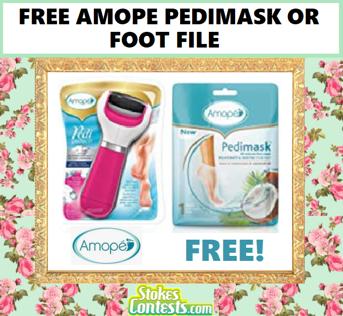 Image FREE Amope Pedimask or Foot File