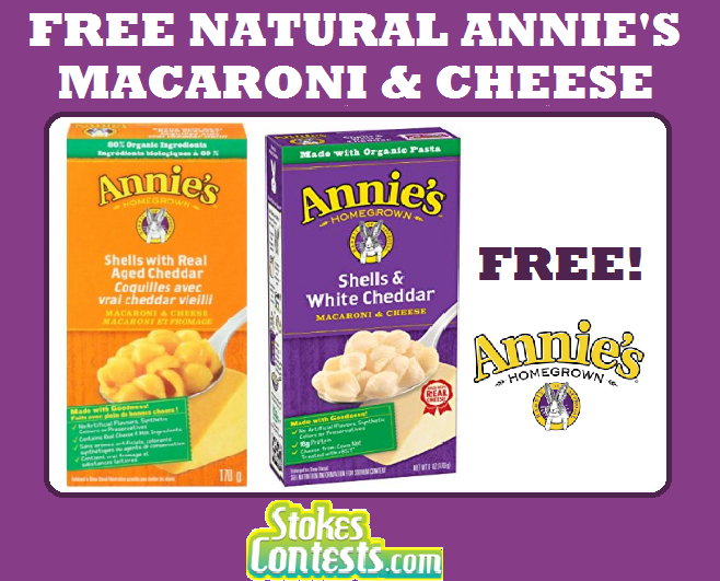Image FREE Natural Annie's Macaroni & Cheese! TODAY ONLY!