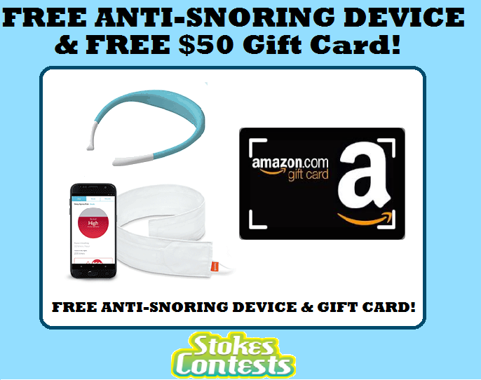 Image FREE Anti-Snoring Device & $50 Gift Card Opportunity
