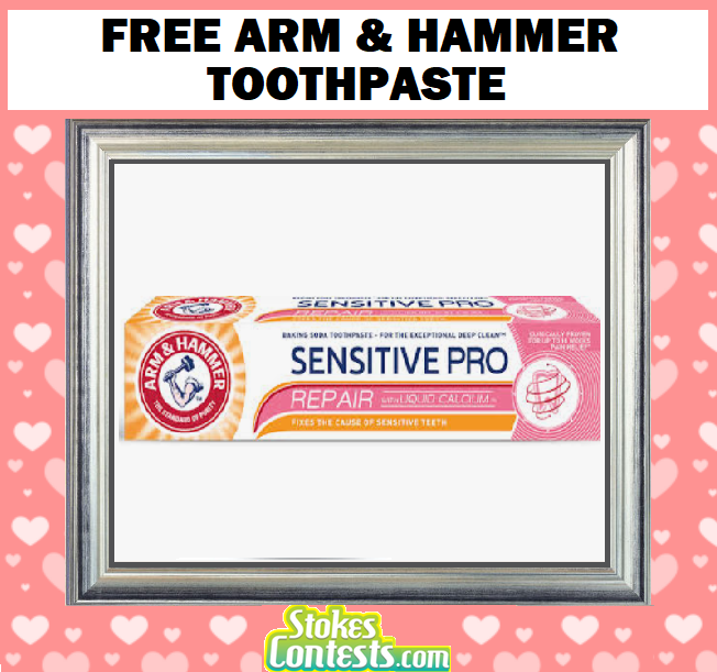 Image FREE Arm & Hammer Toothpaste!