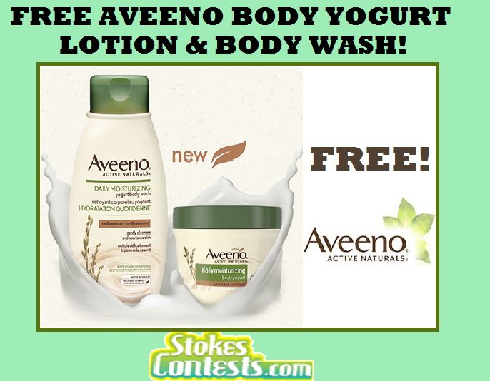 Image FREE Aveeno Body Yogurt Lotion & FREE Yogurt Body Wash