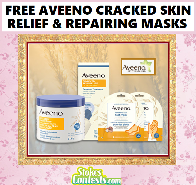 Image FREE Aveeno Cracked Skin Relief & Repairing Masks