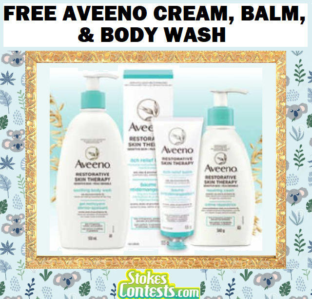 Image FREE Aveeno Cream, Balm & Body Wash