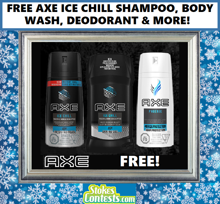 Image FREE AXE Ice Chill Shampoo, Body Wash, Deodorant & MORE!