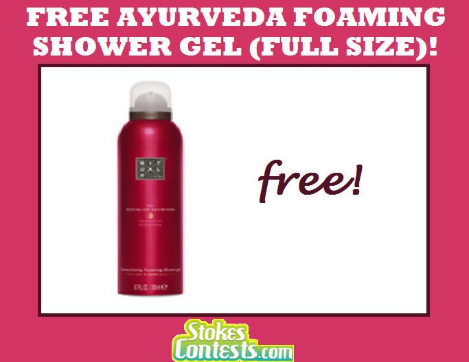Image FREE Ayurveda Foaming Shower Gel Worth £8.50!