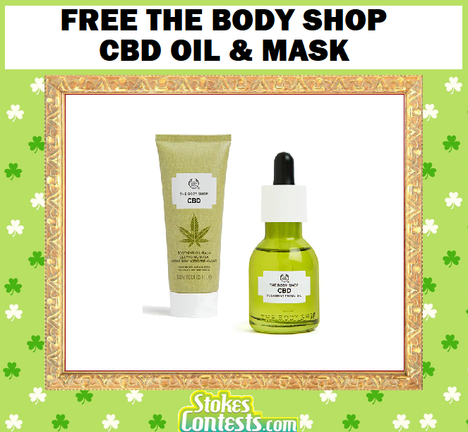 Image FREE The Body Shop CBD Oil & Mask