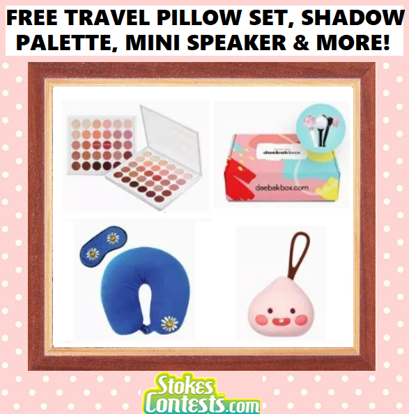 Image FREE Travel Pillow Set, Shadow Palette, Mini Speaker or Daebak BOX + Light Stick & MORE!