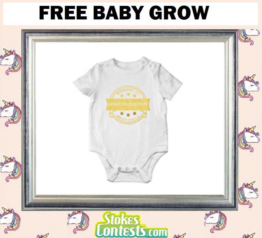 Image FREE Limited Edition Baby Grow