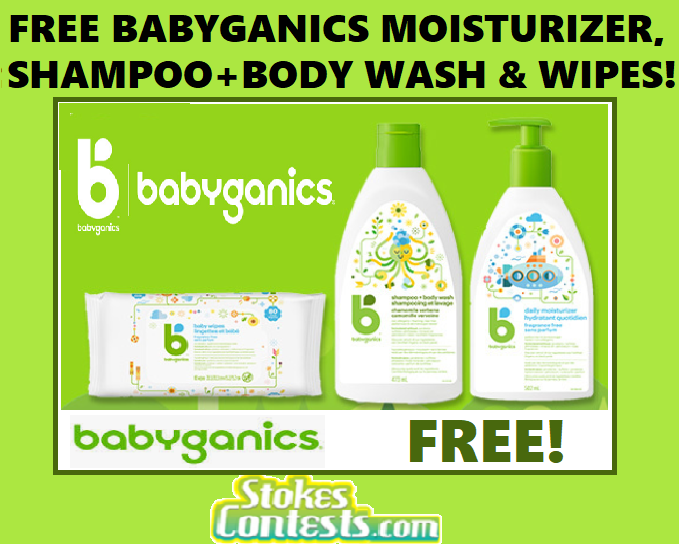 Image FREE Babyganics Moisturizer, Shampoo+Body Wash & Wipes!