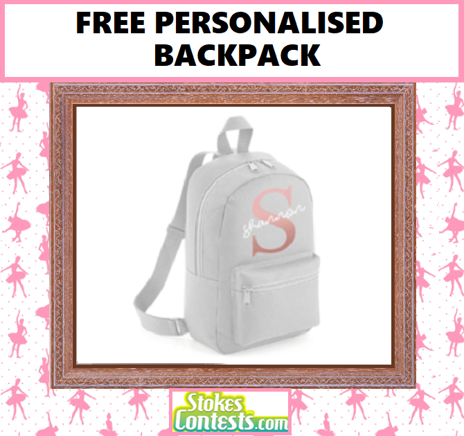 Image FREE Personalised Backpack