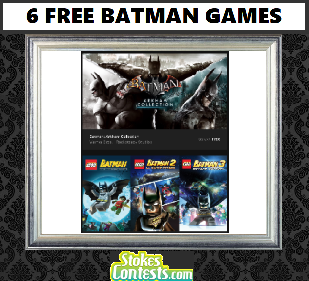 Image 6 FREE Batman Games! Regularly $120!