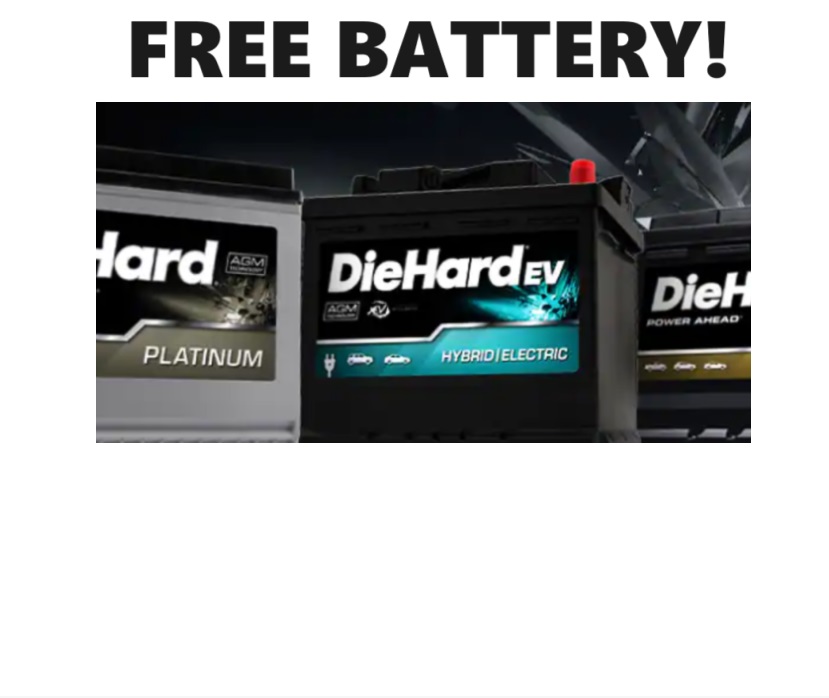 Image FREE DieHard Battery at Advance Auto Parts! TOMORROW!