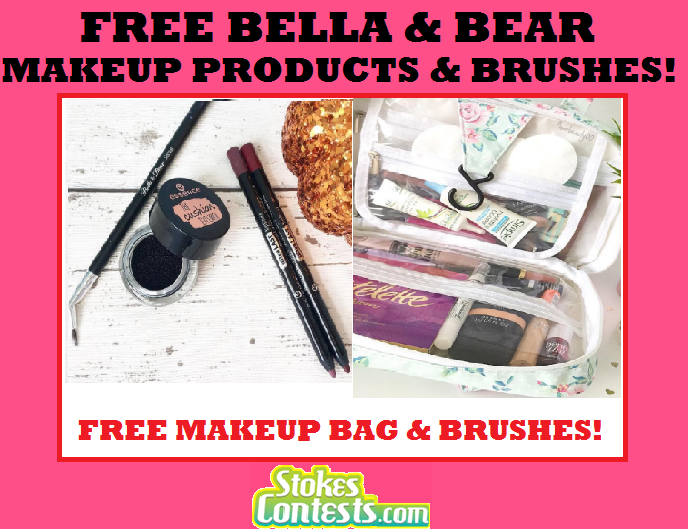 Image FREE Bella & Bear Makeup Products & Brushes!