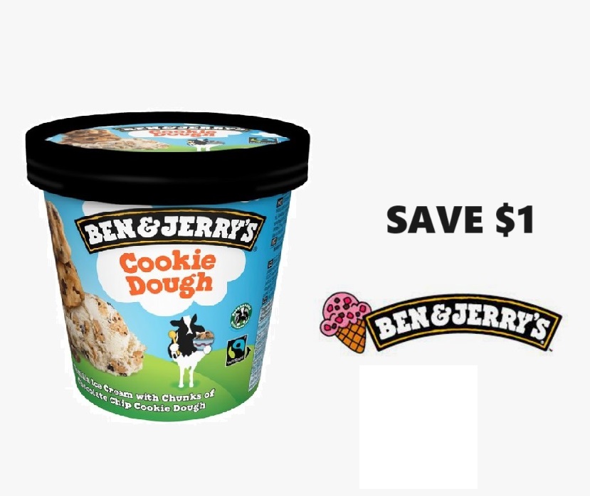 Image Save $1 on Pint of Ben & Jerry’s Ice Cream