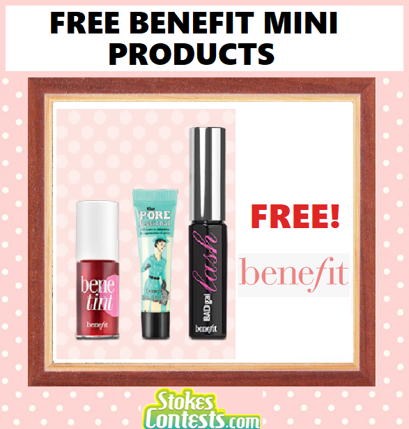 Image .FREE Benefit Mini Products