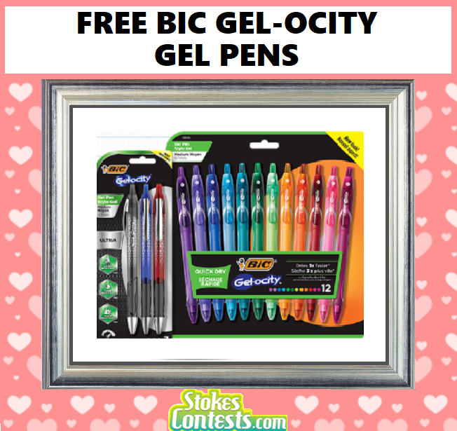 Image FREE BIC Gel-ocity Gel Pens
