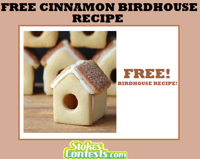 Image FREE Cinnamon Birdhouse Recipe