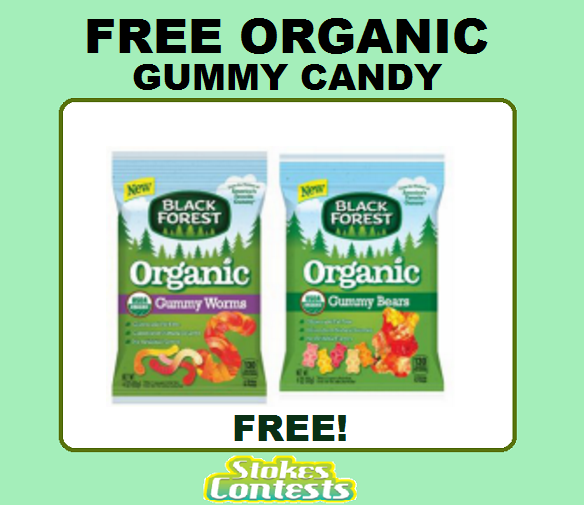 Image FREE Organic Gummy Candy TODAY ONLY!