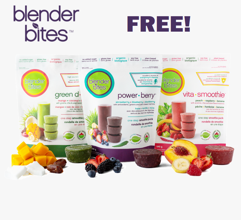 Image FREE Blender Bites Smoothie Pucks Variety Pack