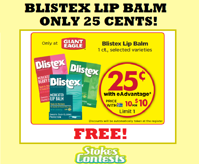 Image Blistex Lip Balm ONLY 25 CENTS!