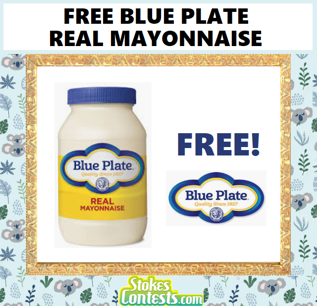 Image FREE Blue Plate Real Mayonnaise