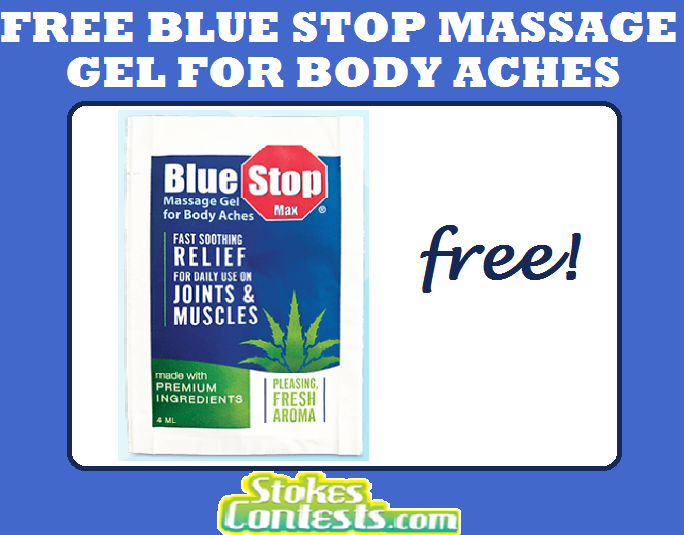 Image FREE Blue Stop Max Gel for Body Aches!