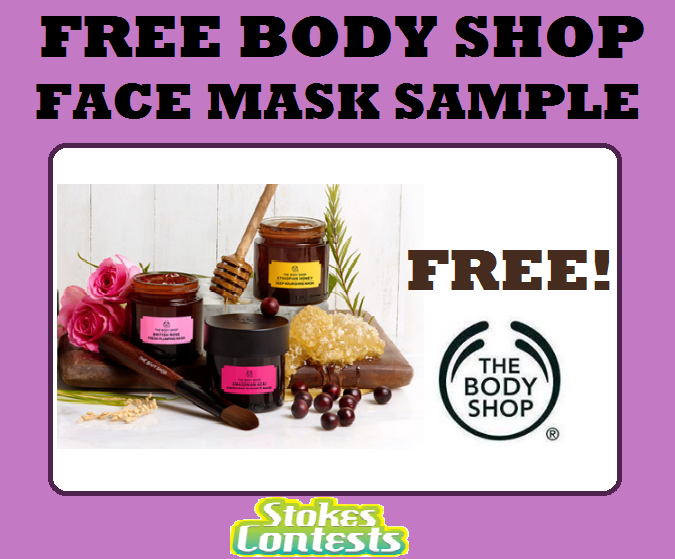 Image FREE Body Shop Face Mask Sample