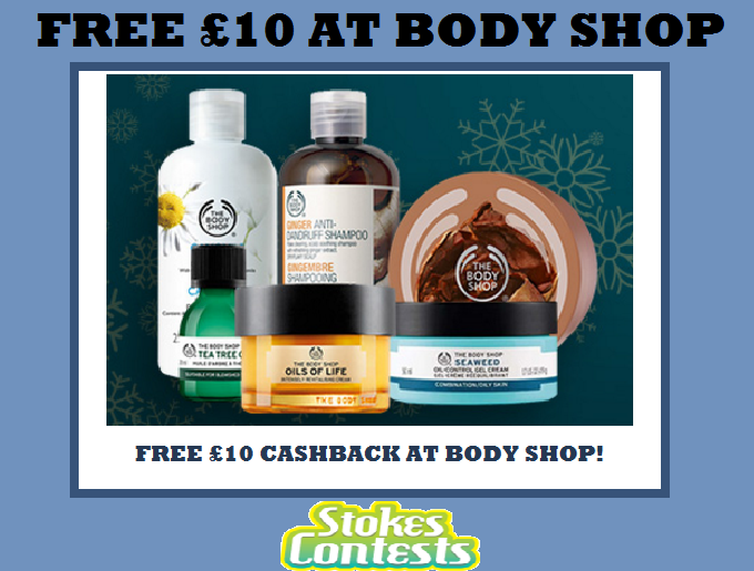 Image FREE £10 at Body Shop