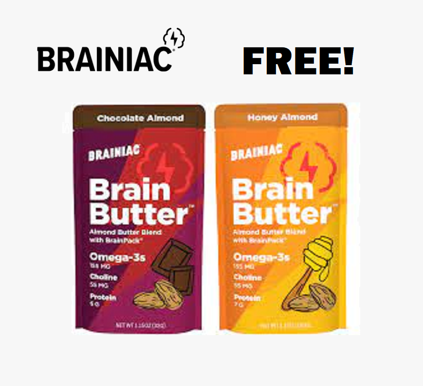 Image FREE Brainiac Almond Butter 
