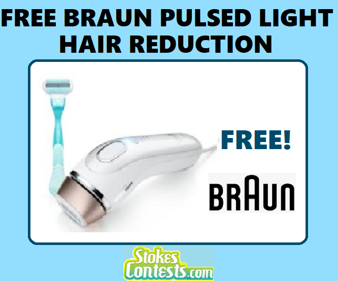 Image FREE Braun Pulsed Light Permanent Hair Reduction