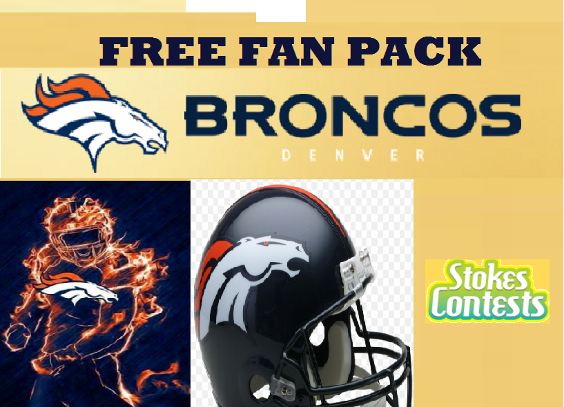 STOKES Contests Freebie FREE Denver Broncos Football Fan Pack