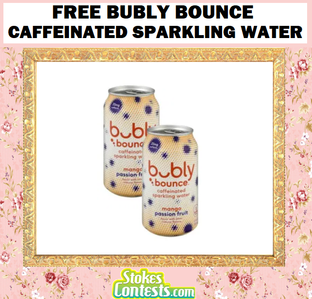 Image FREE Bubly Bounce Caffeinated Sparkling Water