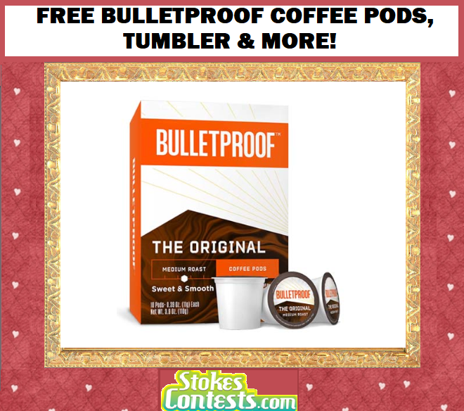 Image FREE Bulletproof Coffee Single Serve Pods, Ground Coffee & A Branded Tumbler!