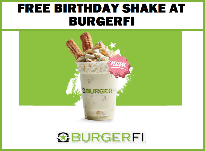 Image FREE Birthday Shake at BurgerFi