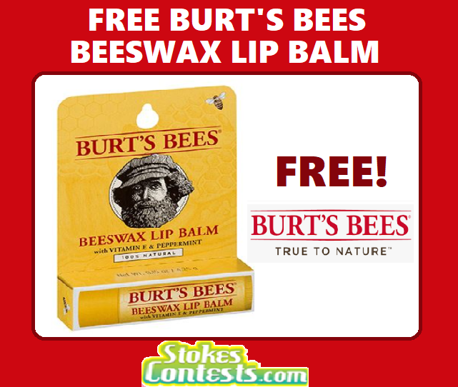 Image FREE Burt's Bees Beeswax Lip Balm