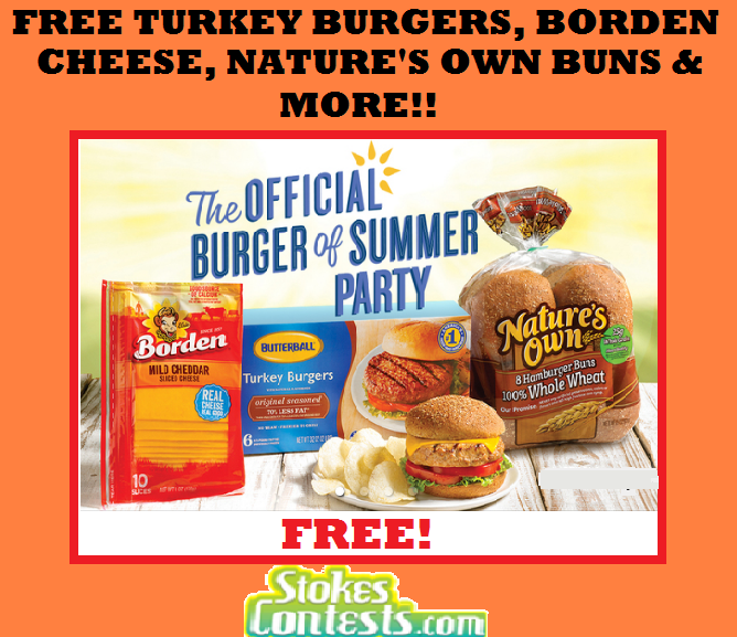 Image FREE Turkey Burger, FREE Borden Cheese, FREE Nature's Own Buns & MORE!!