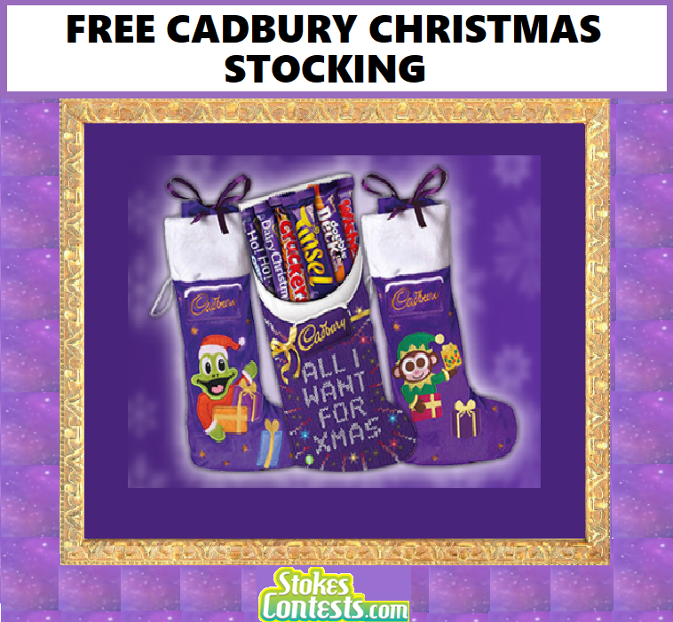 Image FREE Cadbury Christmas Stocking