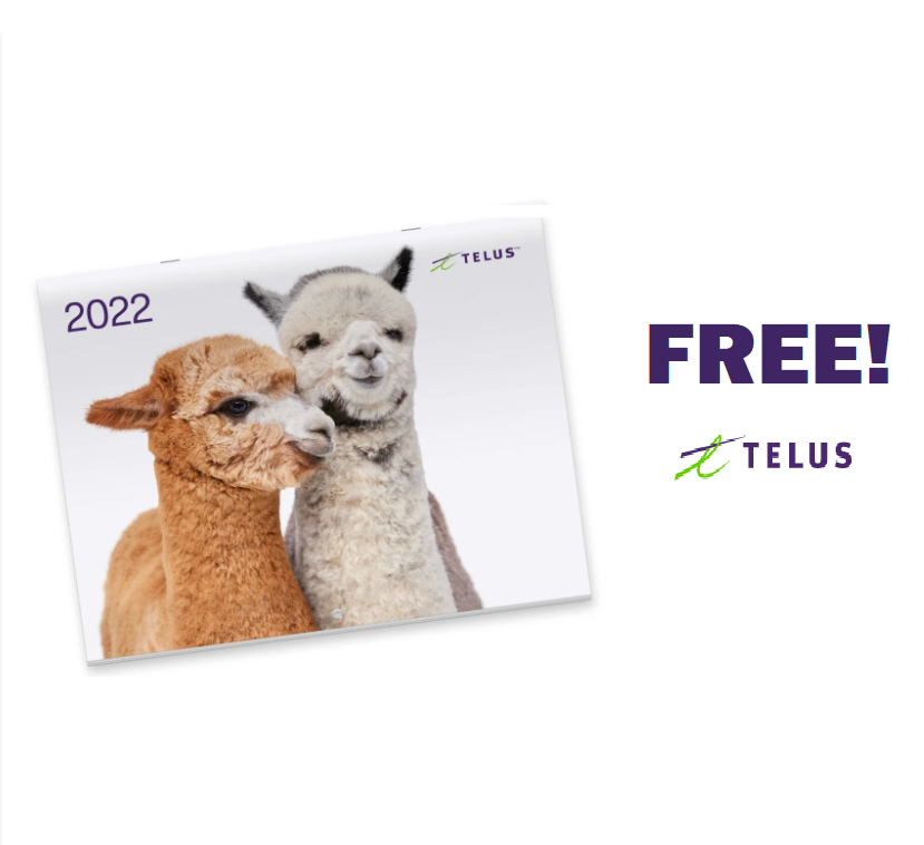 Image FREE Telus Calendar 2022 For Customers