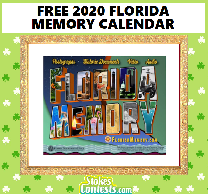 Image FREE 2020 Florida Memory Calendar