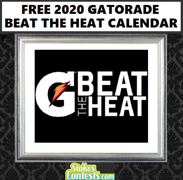 Image FREE 2020 Gatorade Beat The Heat Calendar