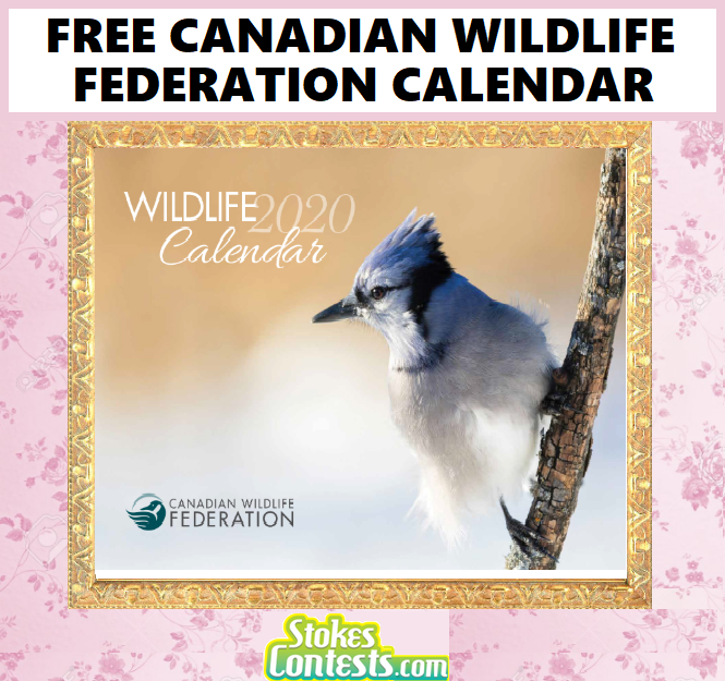 Image FREE Canadian Wildlife Federation Calendar