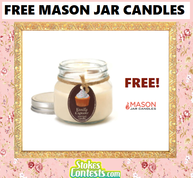 Image FREE Mason Jar Candle